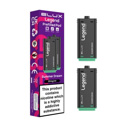 Summer Dream Elux Legend 1500 Pods - 20mg - Vape Product (199C19)