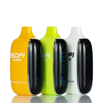 SOFI SURGE 25k 25000 Puffs Dual Mesh No Nicotine Disposable Vape - 22ml - Strawberry Banana