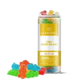 50mg CBD Isolate Sour Bears – Diamond CBD