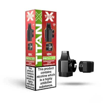 Titan X Prefilled Pod Strawberry Kiwi Watermelon - Nicotine Strength#20mg (77130B)
