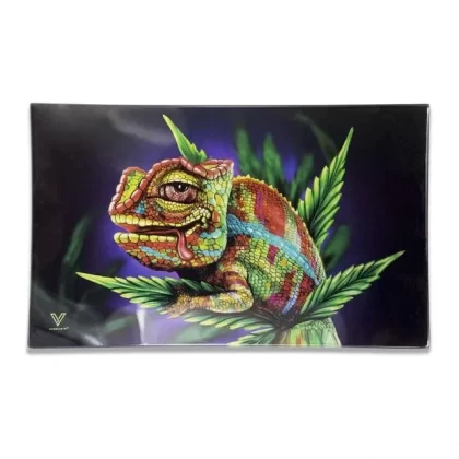 V Syndicate “Cloud 9 Chameleon” Glass Rolling Tray