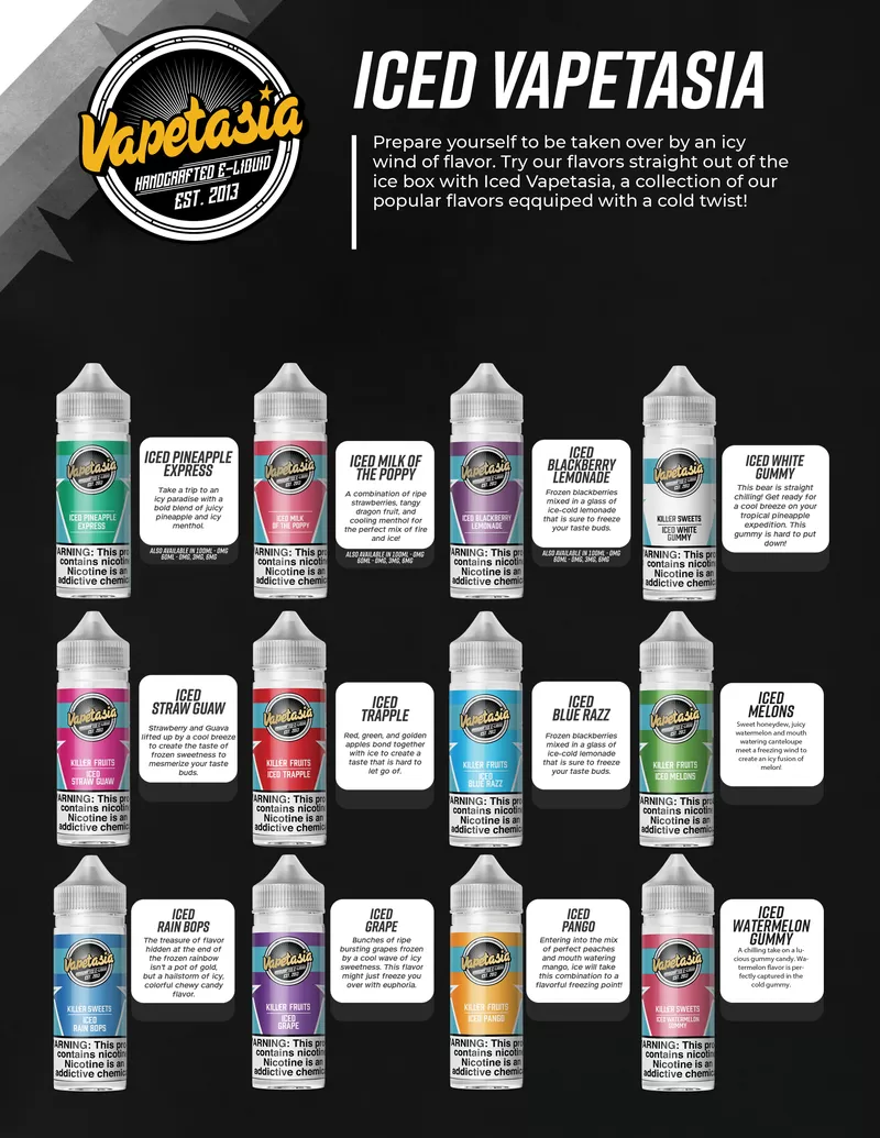 Vapetasia E-Liquid 100ml - Pineapple Express / 12mg - Vapeciga - Image 2