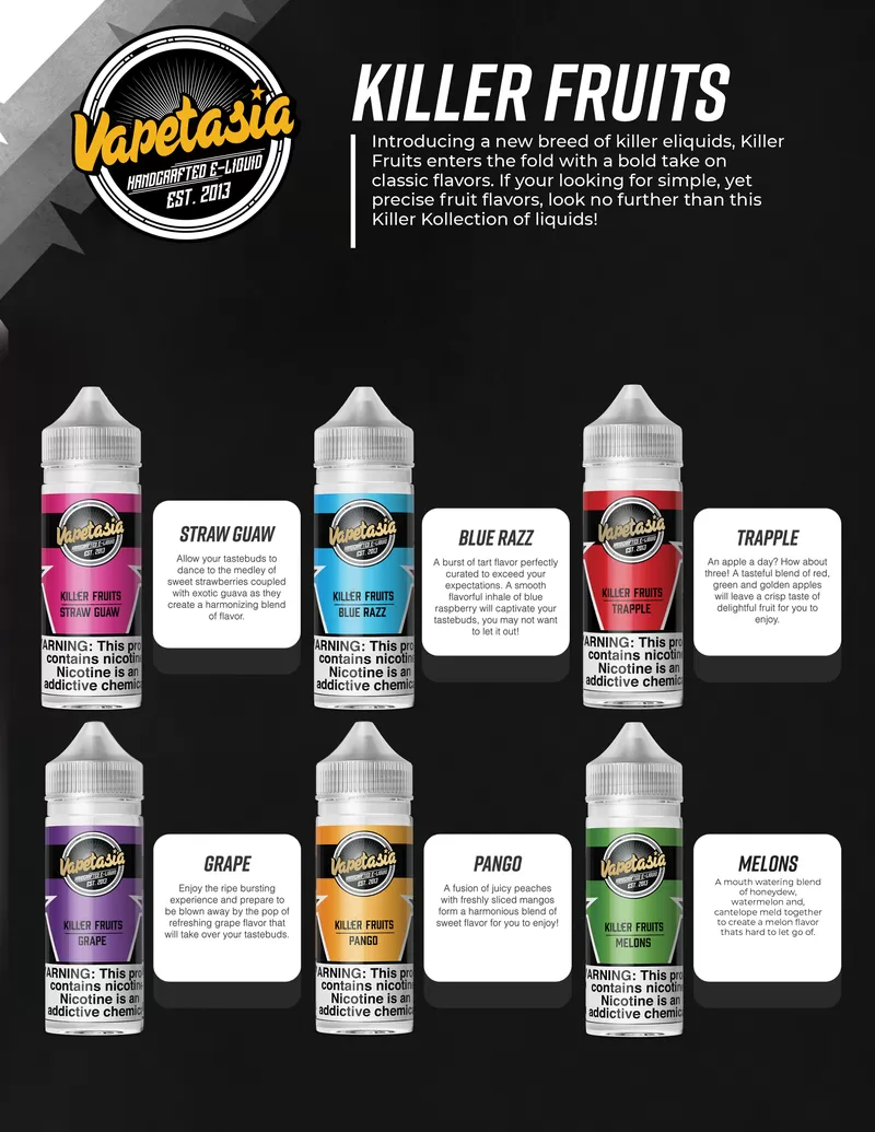 Vapetasia E-Liquid 100ml - Pineapple Express / 12mg - Vapeciga - Image 3