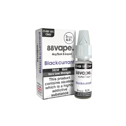 88Vape Blackcurrant 10Ml E-Liquid