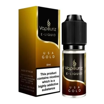 USA Gold Tobacco E-Liquid by Vapouriz (10ml) - 18mg