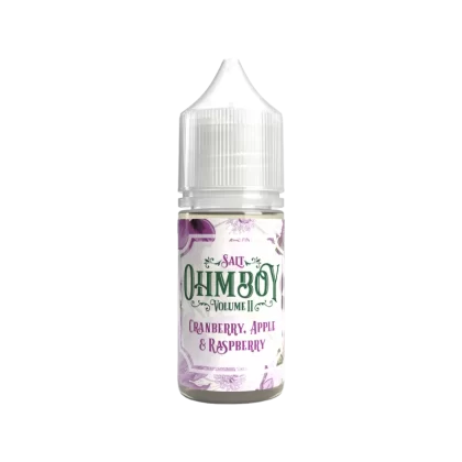 Cranberry Apple and Raspberry Nic Salt E-Liquid by Ohm Boy Volume II - 5MG (Discontinued) - Vapeshop Co