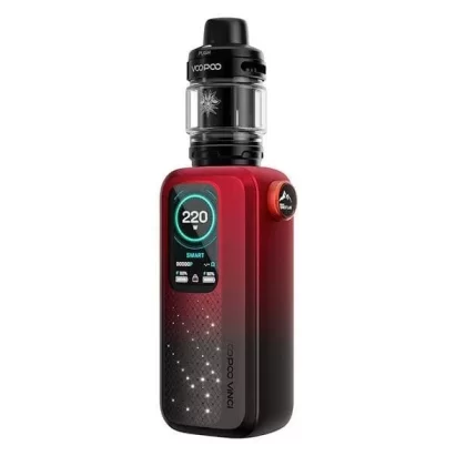 VooPoo Vinci Spark 220 Kit - DARK RED, Midnight Black