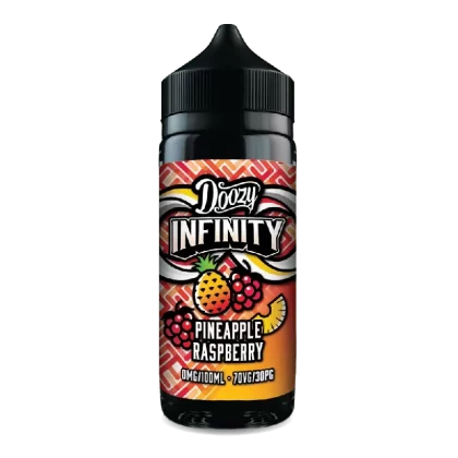 Doozy Infinity 100ml Shortfill E-Liquid Pineapple Raspberry - Vape Product