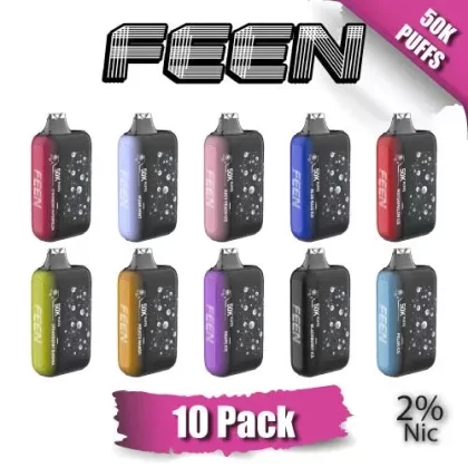 FEEN 2% Nicotine Disposable Vape [50K Puffs] – 10PK