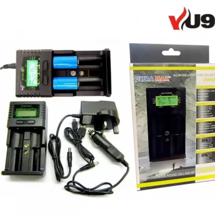 Ultramax UniversaL Battery Charger AA AAA Li-iON LiFePO4