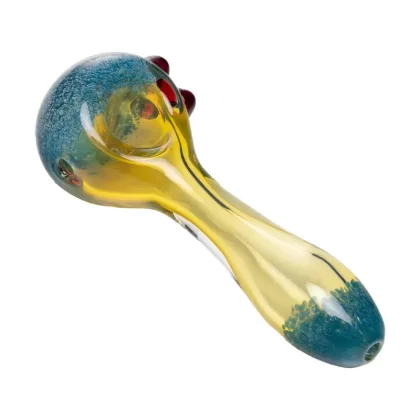Human Grade | Spoon Pipe Model B - Color#Blue Silver Fume>Pink Gold Fume>White Silver Fume