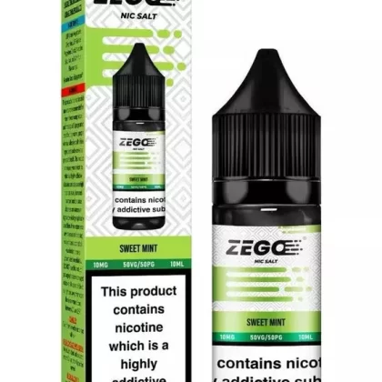 Sweet Mint Zego Nic Salt 10ml E-Liquid 10mg/20mg