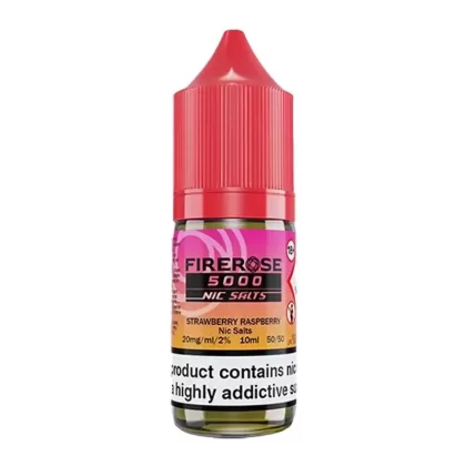 Firerose 5000 Strawberry Raspberry Nic Salt Vape Juice - Strength 20mg