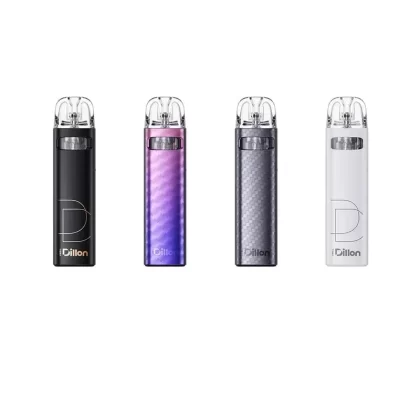 Uwell Dillon EM 25W Pod System Kit - Luxury Black Gold, Off White Micro Arc (93D58D)