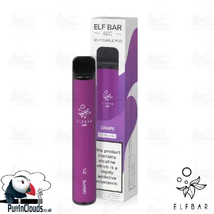 Grape ELFBAR 600 Disposable Pod