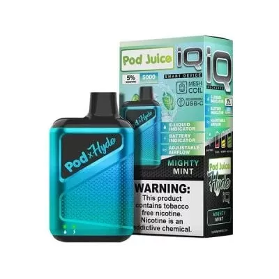 Pod Juice Hyde IQ Mighty Mint TFN 5000 Disposable Vape