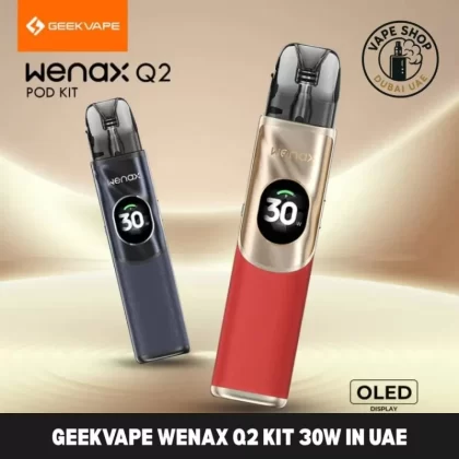 Geekvape Wenax Q2 Kit 30W In UAE - Fiber Black, Lilac Purple (25BA88)