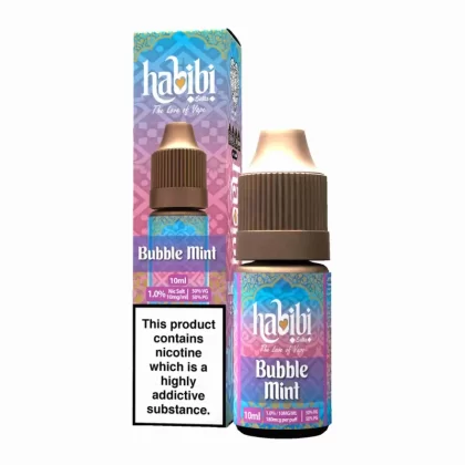 Habibi Bubble Mint Nic Salt Vape Juice - 10 Pack - 20mg