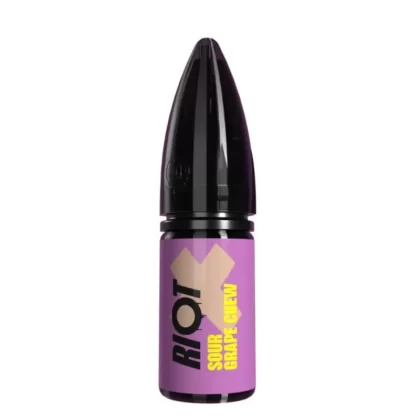 Sour Grape Chew Nic Salts E-Liquid Riot X by Riot Squad (10ml) - 20mg