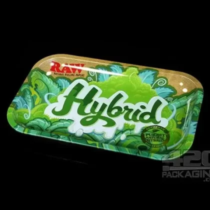 RAW Strains Hybrid Small Metal Rolling Tray - Vape Store