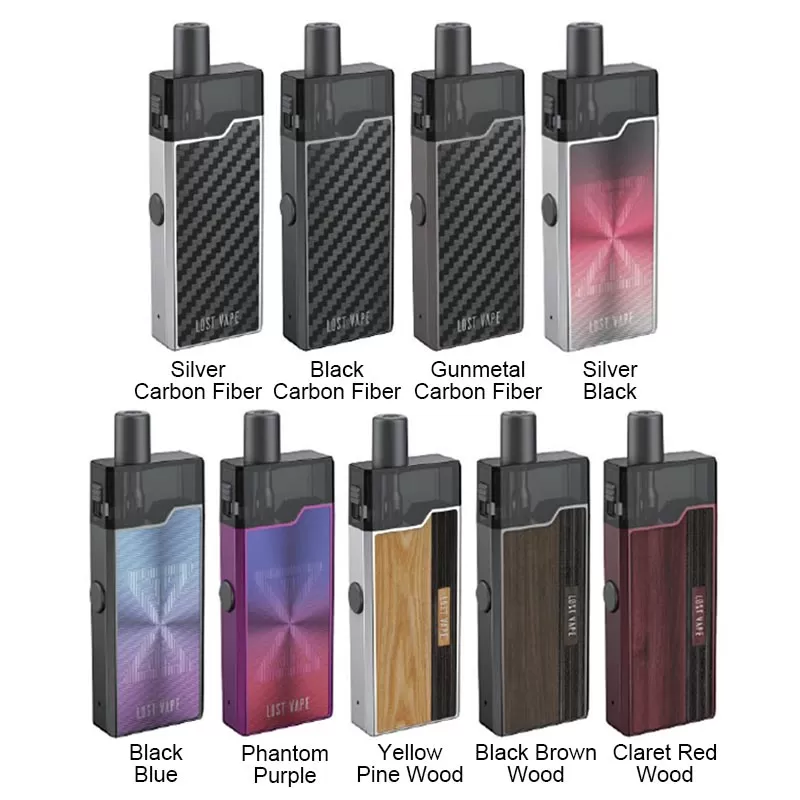 Lost Vape Orion Mini Pod System Kit - Claret Red Wood - Image 2