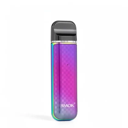 Smok Novo 3 Pod System Kit 800mAh Battery - 7-Color Carbon Fiber, Black Carbon Fiber