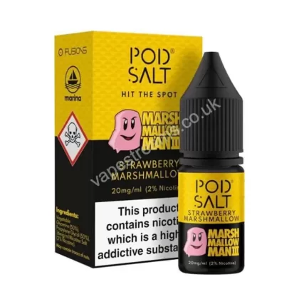 Marshmallow Man 3 Nicotine Salt E-Liquid By Pod Salt Fusions Range - Vapestreams Co