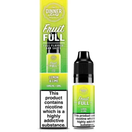 LEMON LIME BAR SALTS DINNER LADY FRUIT FULL 10ML E-LIQUID - 20mg
