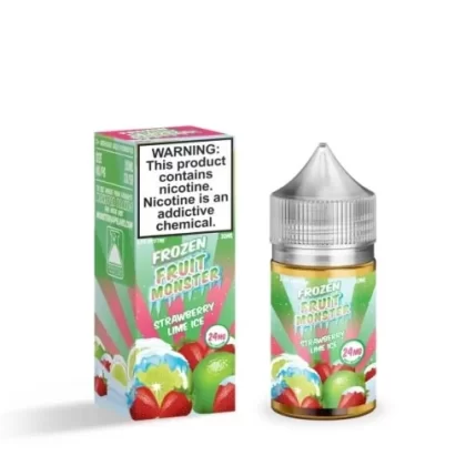 Frozen Fruit Monster Salt E-Liquid – Strawberry Kiwi Pomegranate Ice 30ml