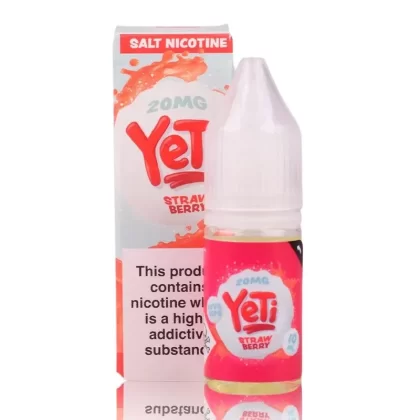 Strawberry By Yeti Salt 10ml - Nicotine Strength#10mg (Salt)>20mg (Salt)>5mg (Salt)