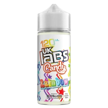 RAINBOW E LIQUID BY UK LABS – CANDY 100ML 70VG