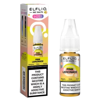Pink Lemonade Nic Salt E-Liquid by Elf Bar Elfliq (10ml) - 20mg