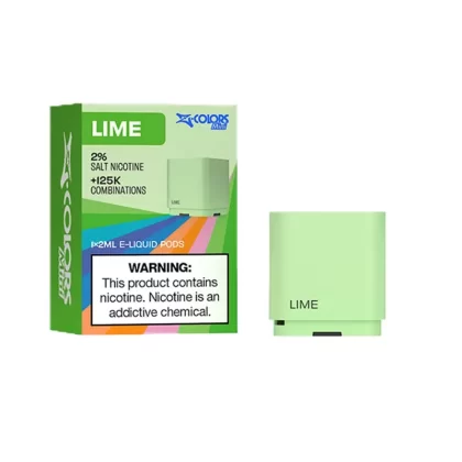 Zlabs Zcolors Mini Lime Pod - Nicotine Strength#Lime (B5CE28)