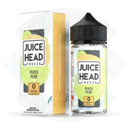 Juice Head Freeze Pear Peach 0mg 100ml Shortfill - Ecigdepot