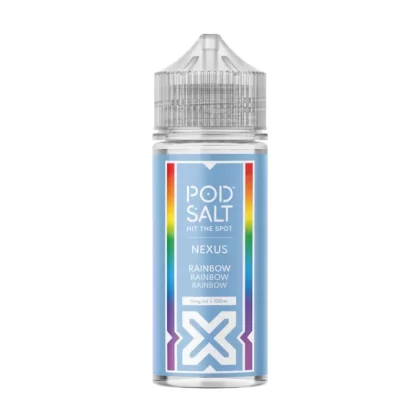 Pod Salt Nexus Rainbow Rainbow Rainbow 100ml Vape Juice - O Nic Shots