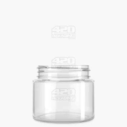 Straight Sided Clear Plastic Jars | 53mm – 3oz – 100 Count