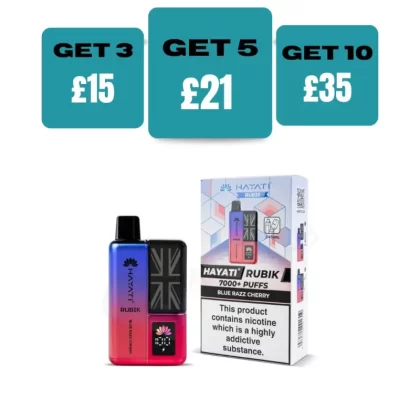 Hayati Rubik 7000 Puffs Prefilled Pod Kit - Triple Mango