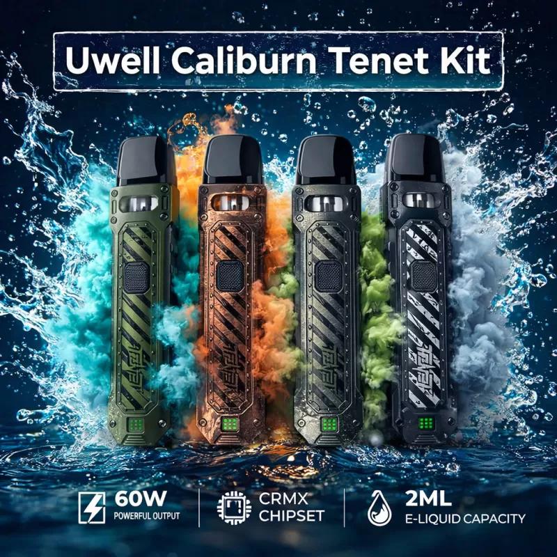 Uwell Caliburn Tenet Kit - Olive Green - Vapeciga