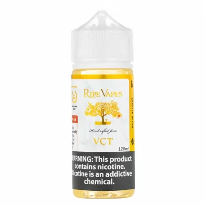 Ripe Vapes – VCT 120mL Award-Winning Vanilla Custard Tobacco