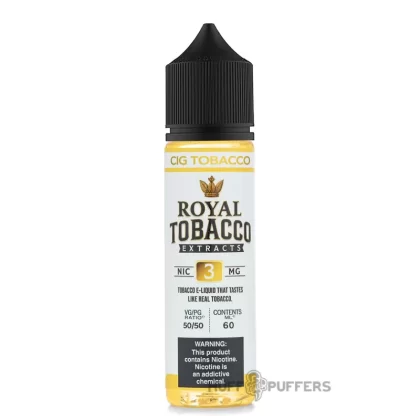 Royal Tobacco Extracts – Cig Tobacco 60mL - Vape Product, Vape Product