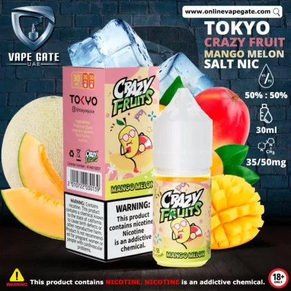 Tokyo Crazy Fruits Mango Melon Saltnic 30ml - 50 mg - 30 ml