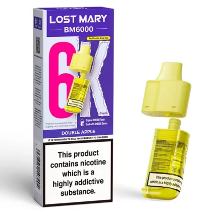 Lost Mary BM6000 Prefilled POD 0mg ZERO - Triple Mango