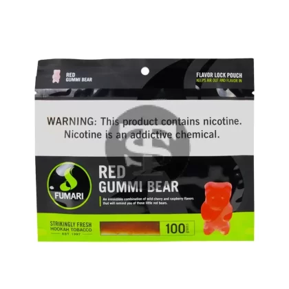 Fumari Hookah Tobacco Red Gummi Bear 100g