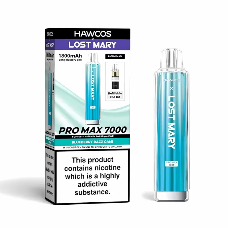 Hawcos x Lost Mary Pro Max 7000 Pod Kit - Lemon Lime - Image 3