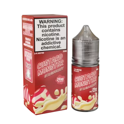Custard Monster Salt - Strawberry - 30ML E-Liquid