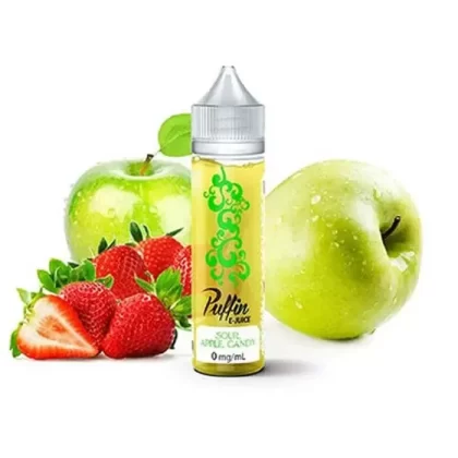 Sour Apple Candy E-Liquid by Puffin E-Juice - Size#60ml~Nicotine#0MG>3MG>6MG