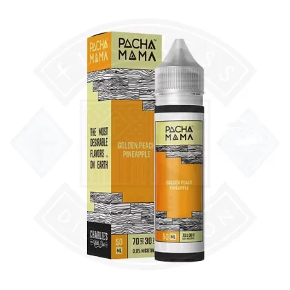 Pacha Mama Golden Peach Pineapple 50ml 0mg shortfill e-liquid