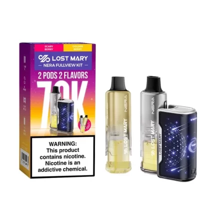 Scary Berry + Golden Berry LOST MARY NERA FULLVIEW 70K DISPOSABLE VAPE KIT