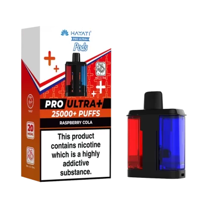 Raspberry Cola Hayati Pro Ultra Plus Refill Pack - 20mg - Vape Product