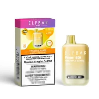 Elf Bar Disposable Vape – 1800 Puffs – Pineapple Mango